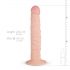 Scott - realistický naturálny dildo 25cm