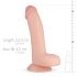 Skutočný Fantasy Cliff - realistické dildo - 22cm (naturál)