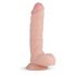 Realistické potešenie Glynn - 25cm dildo (prírodné)