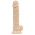 Real Fantasy Ashton - realistický dildo s semenníky - 20,5 cm (prírodný)