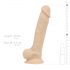 Real Fantasy Ashton - realistický dildo s semenníky - 20,5 cm (prírodný)