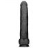 Obrovský realistický dildo BUTTR Dingo - 43 cm (čierny)