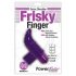 Frisky Finger - vodeodolný prstový vibrátor (fialový)