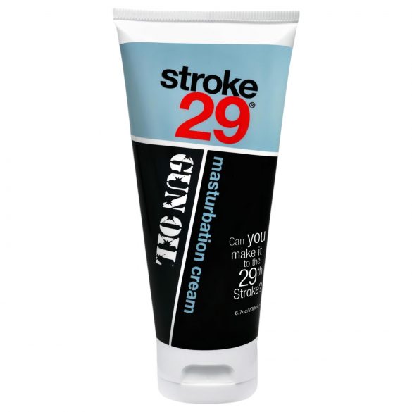 Gun Oil Stroke 29 - Masturbačný a masážny krém (200ml)