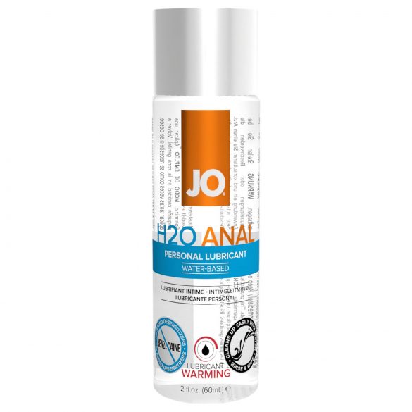 JO H2O Anal Warming - hrejivý análový lubrikant, 60ml