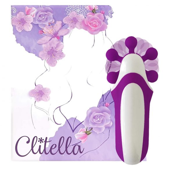 FEELZTOYS Clitella - nabíjací, rotačný orálny vibrátor (fialový)