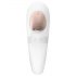 Satisfyer Pro 4 pre páry - nabíjateľný vibračný stimulátor (biely)