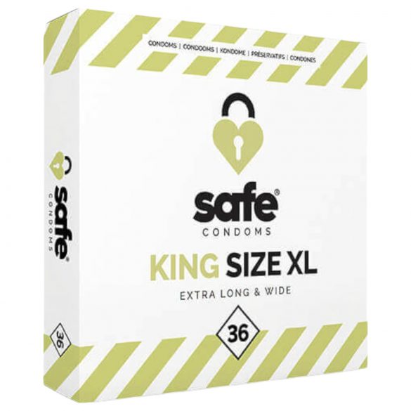 SAFE King Size XL - extra veľké kondómy (36 ks)