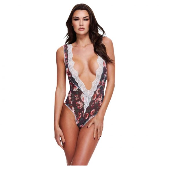 Baci - kvetinové krajkové body - M/L