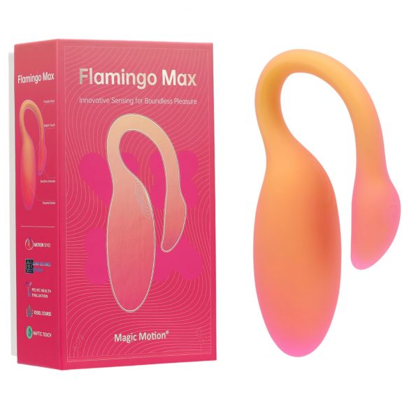 Magic Motion Flamingo Max - inteligentné vibračné vajíčko (oranžové)